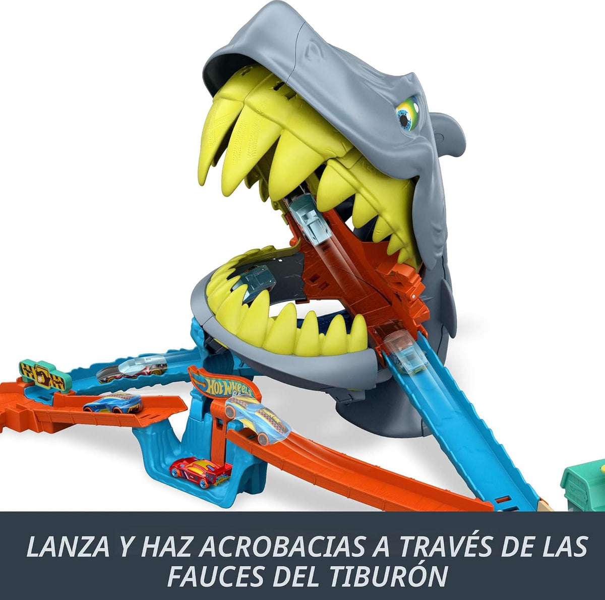 Conjunto de pista de coche de juguete Hot Wheels, juego de playa Ci...