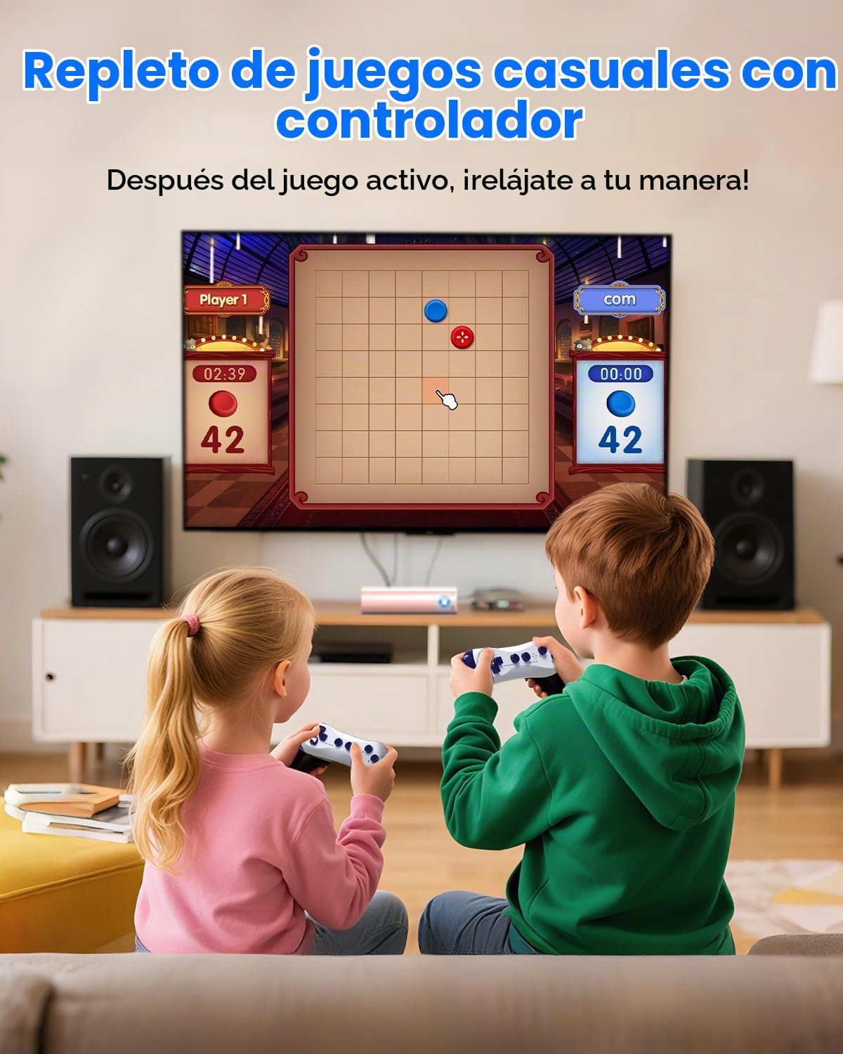 FWFX Consola de juegos AR Motion para niños - Videojuegos Plug | Re...