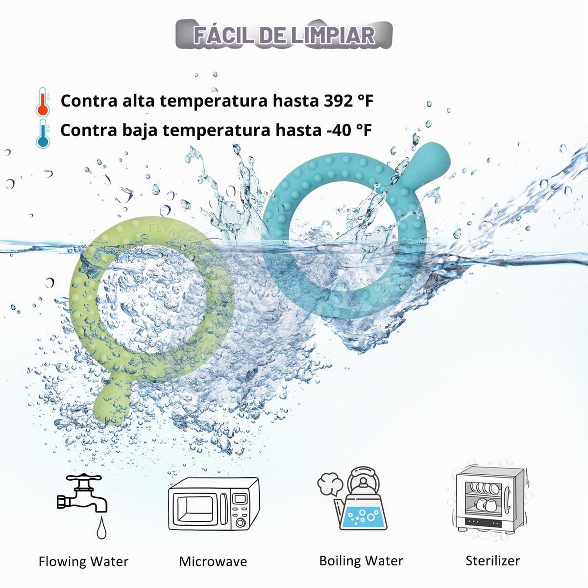 Flyaway Juguetes sensoriales masticables para niños autistas, paque...