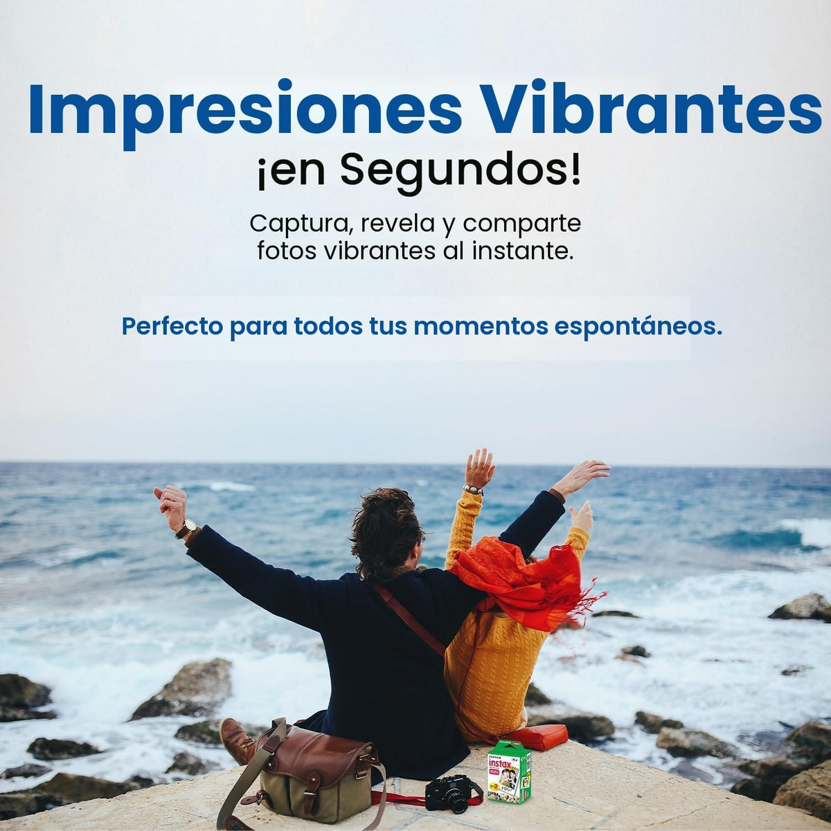 Fujifilm Película instantánea Instax Mini, 60 disparos (10 hojas x...