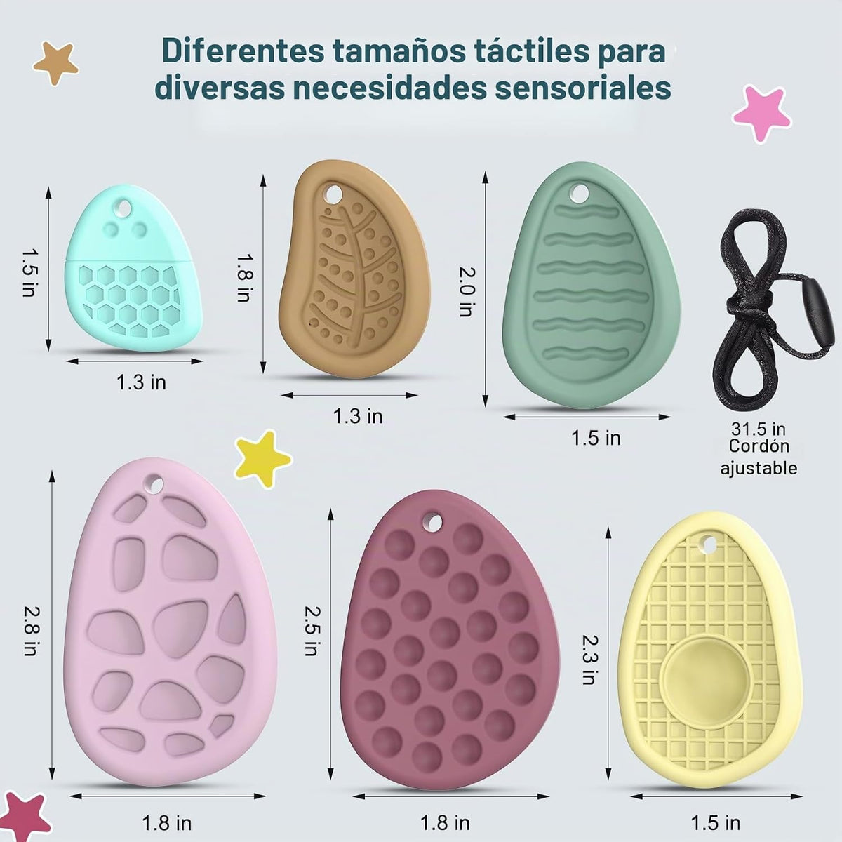 Juguetes Fidget para Adultos Piedra Sensorial - Juguetes Sensoriale...