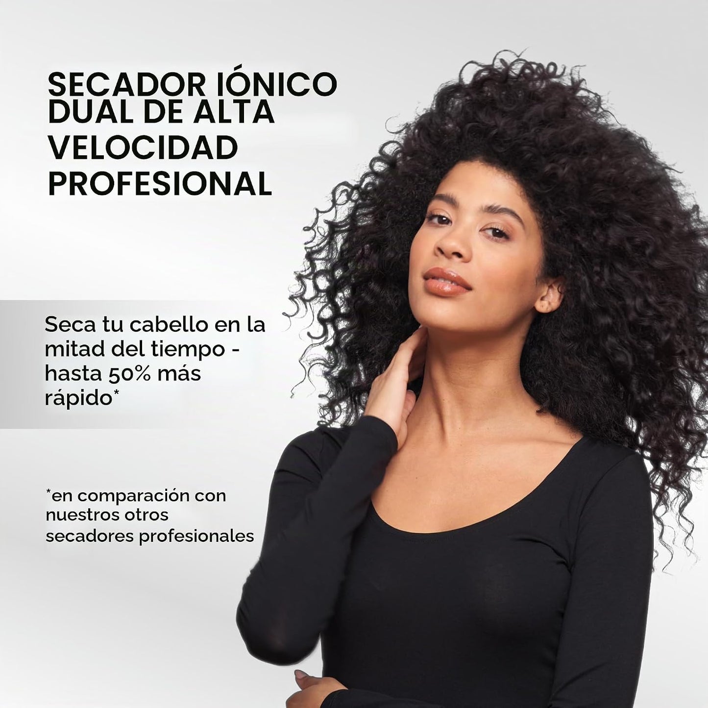 Secador de pelo BabylissPRO Nano Titanium, secador profesional de 1...