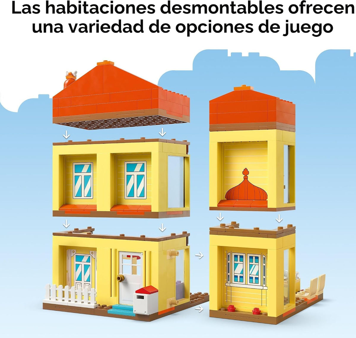 LEGO Bluey: Bluey's Family House - Juguete para niños y niñas d...