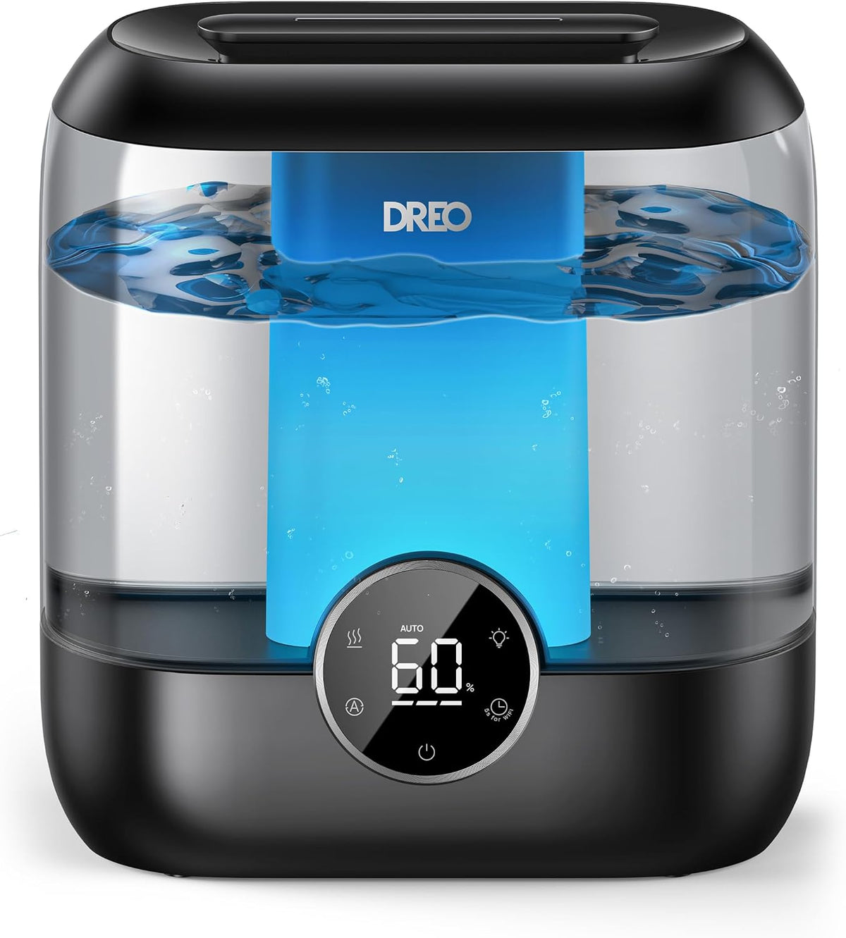 Dreo Humidificadores de llenado superior de 6 L para dormitorio, ti...