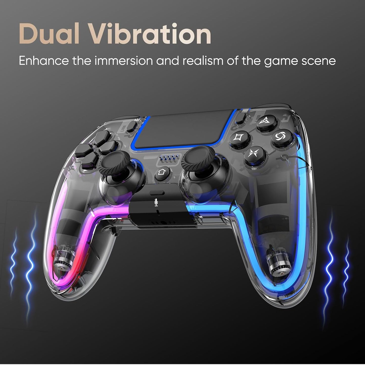 BETMI Controlador inalámbrico para PS5, Pro\/Slim\/MAC\/Steam Deck\...