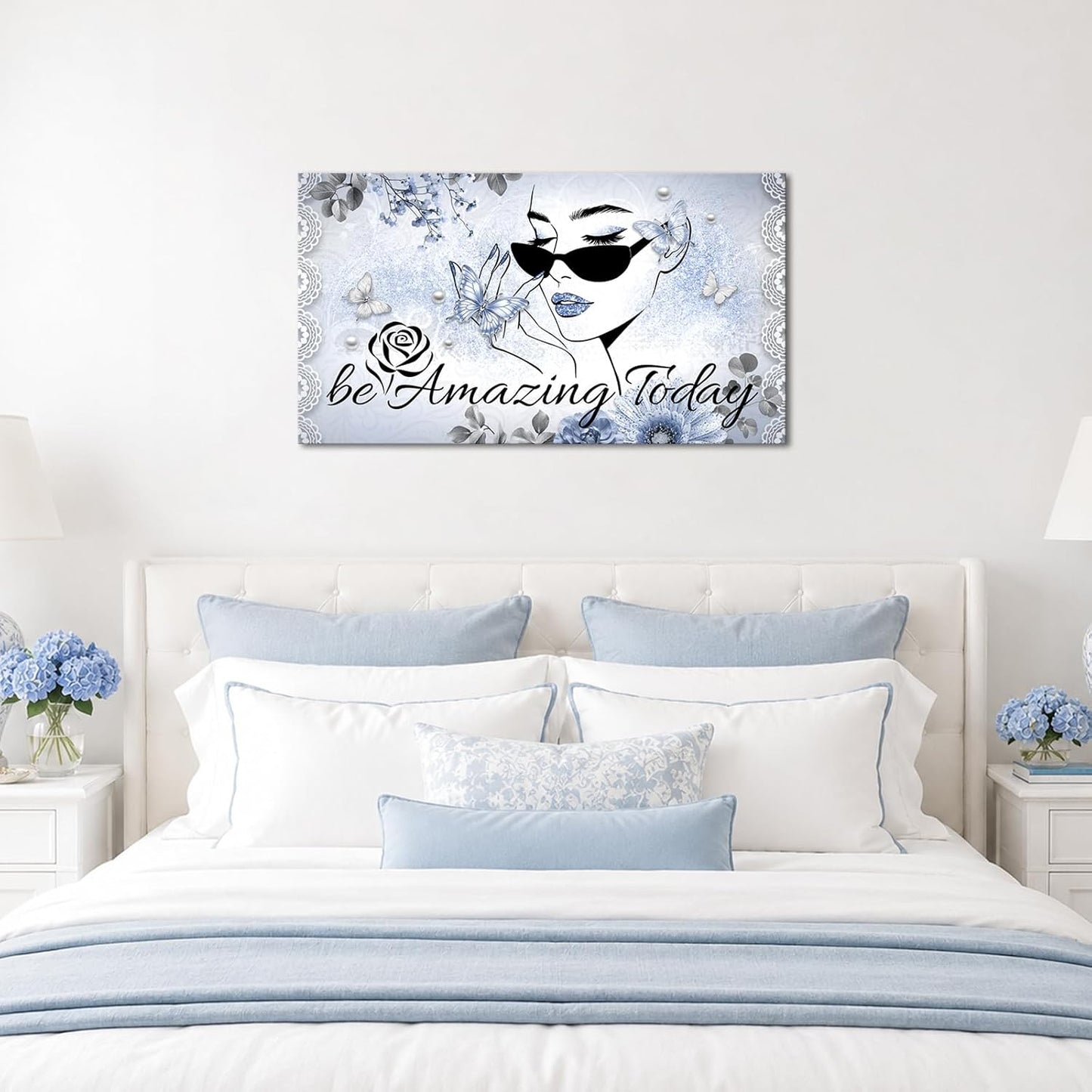 Biuteawal Arte de pared para mujer, citas inspiradoras, impresión a...