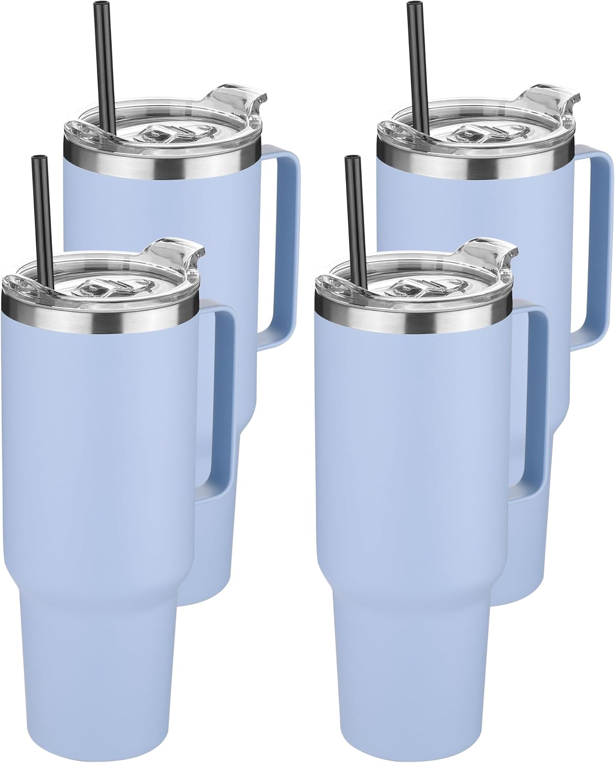 HASLE OUTFITTERS Vaso de 40 onzas de acero inoxidable con asa, vaso...