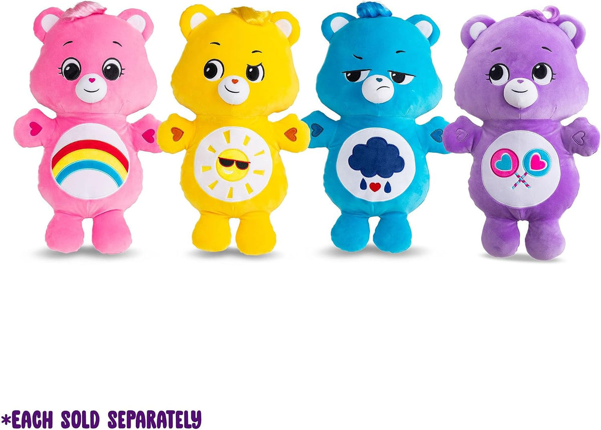 Care Bears Peluche de oso animador de 22 pulgadas, peluche rosa exc...