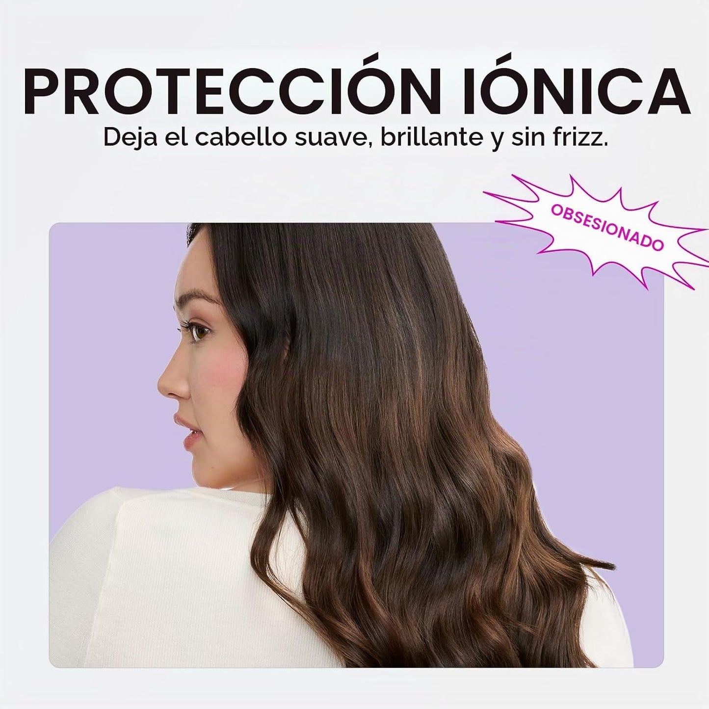 Secador de pelo Wavytalk con difusor, secador iónico Blown Away par...