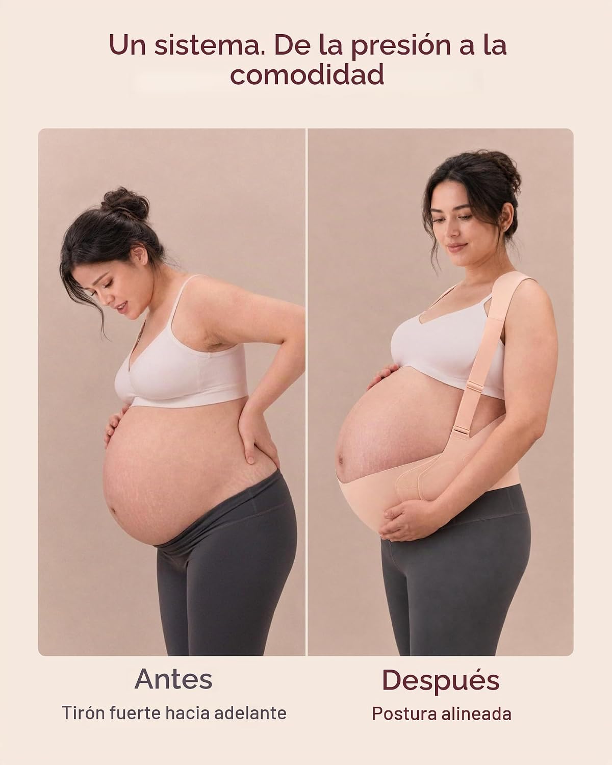 Momcozy Bandas para el vientre Go As You Grow para mujeres embaraza...