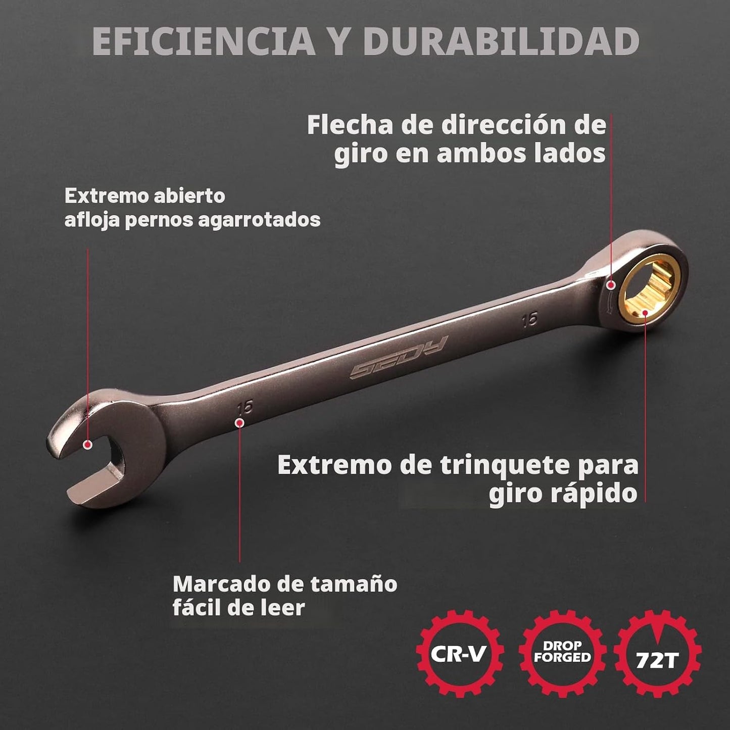 Juego Premium de 24 Llaves de Trinquete con Organizador Magnético,...