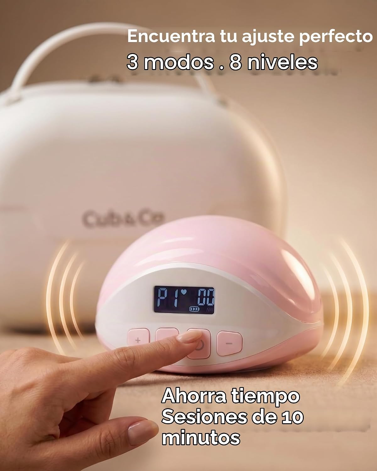Extractor de leche portátil manos libres, bomba de lactancia eléctr...