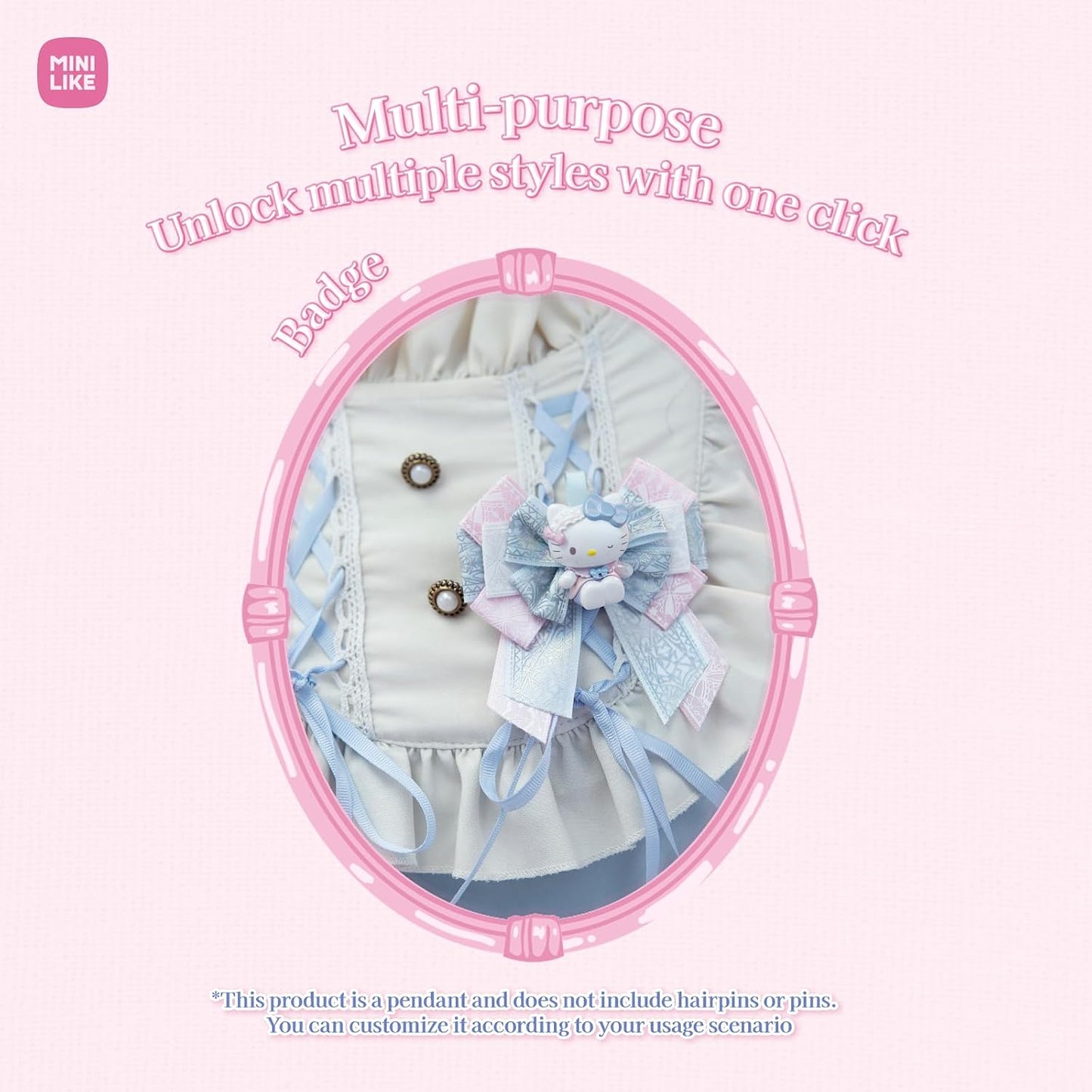 MINI LIKE Sanrio - Colgante de caja ciega Hello Kitty Kuromi My Mel...