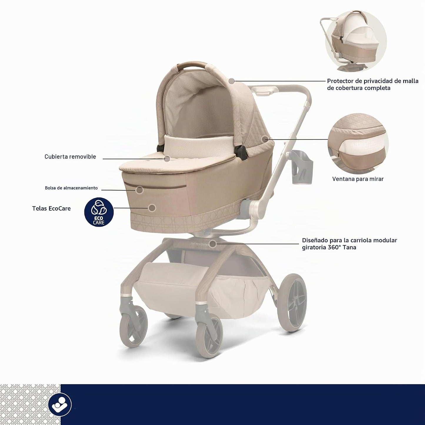 Maxi-COSI Accesorio para cochecito, Natural Heritage