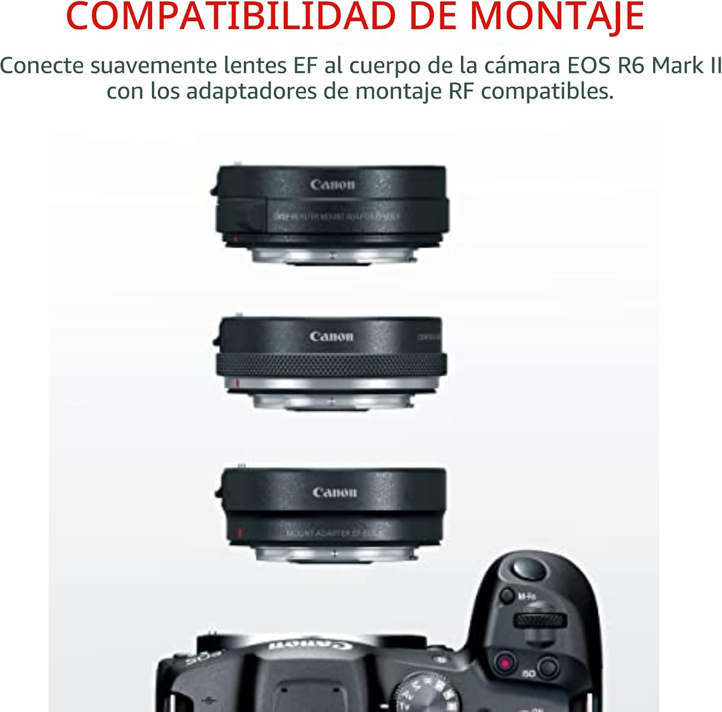 Canon EOS R6 Mark II Cámara sin espejo con lente RF24-105mm F4-7.1...