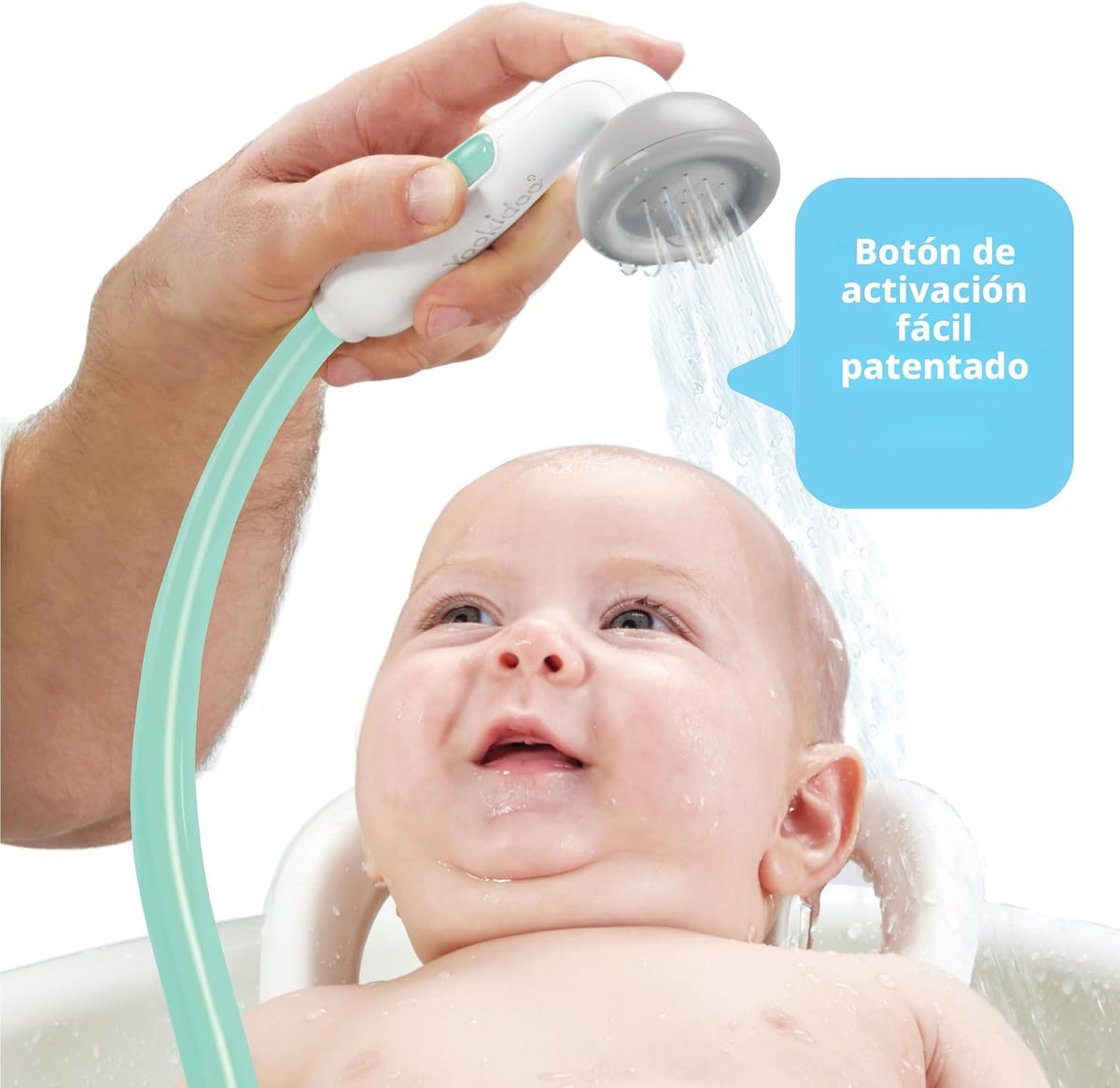YOOKIDOO - Cabeza de regadera para bebé con forma de elefante con a...