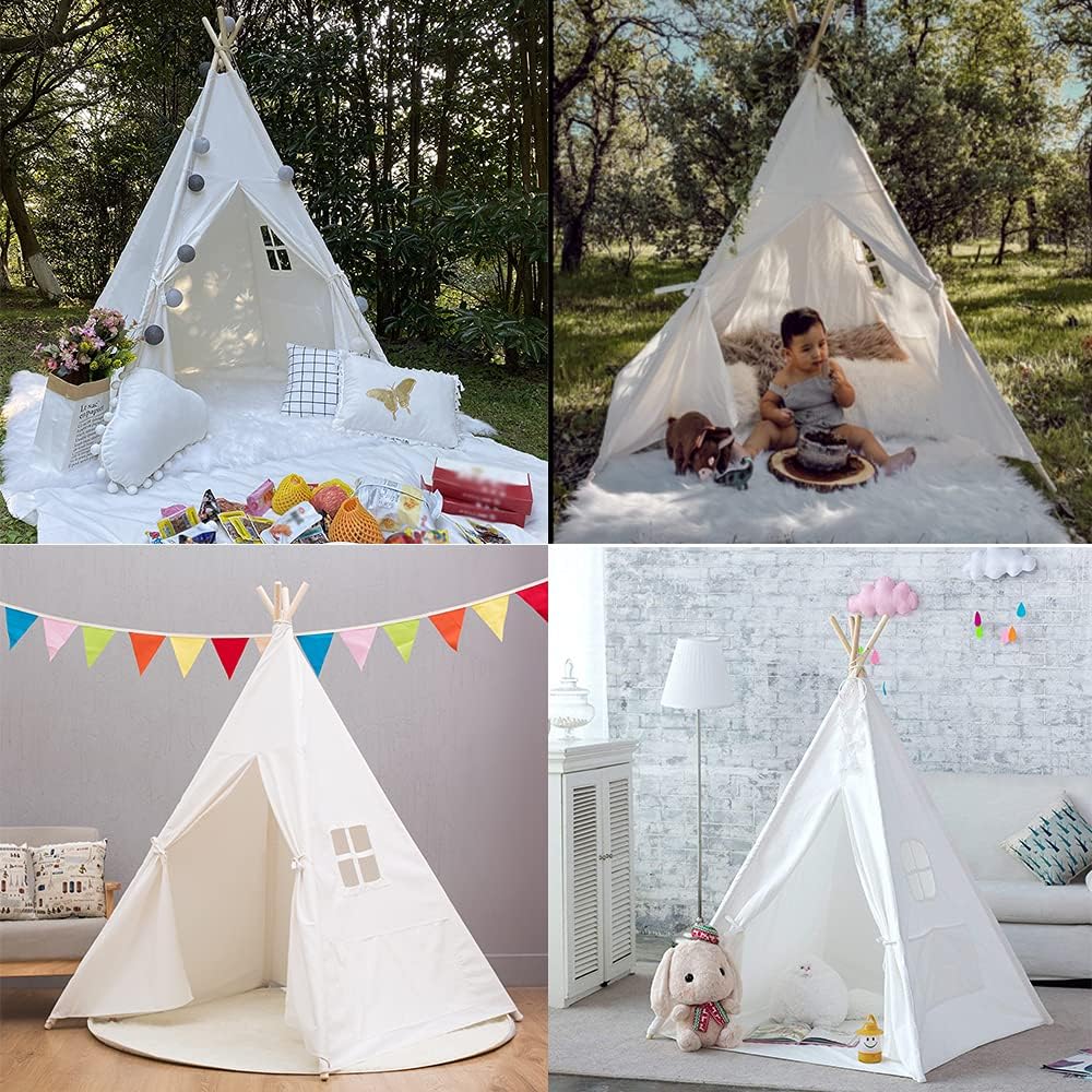 RongFa Tienda de campaña tipi para niños, tienda de campaña portáti...
