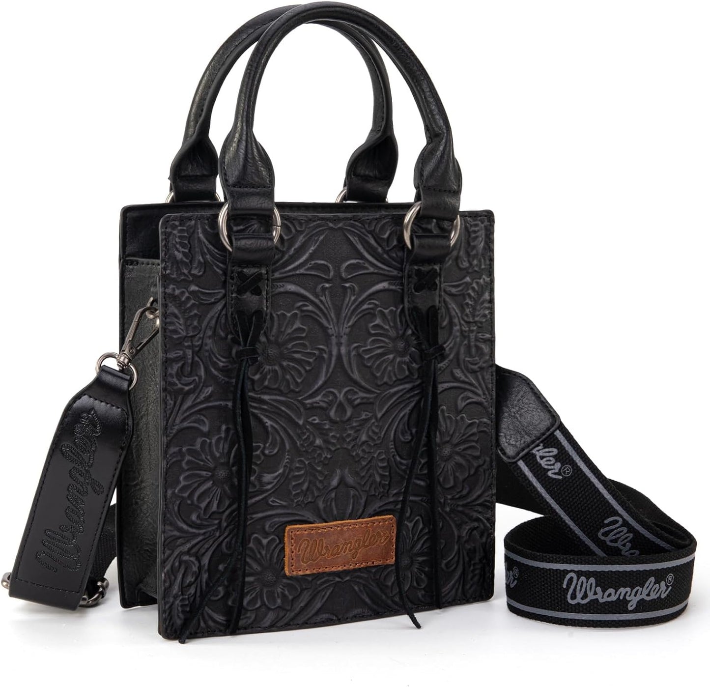 Wrangler Bolso Cruzado en Relieve para Mujer con Asa Superior, Bols...