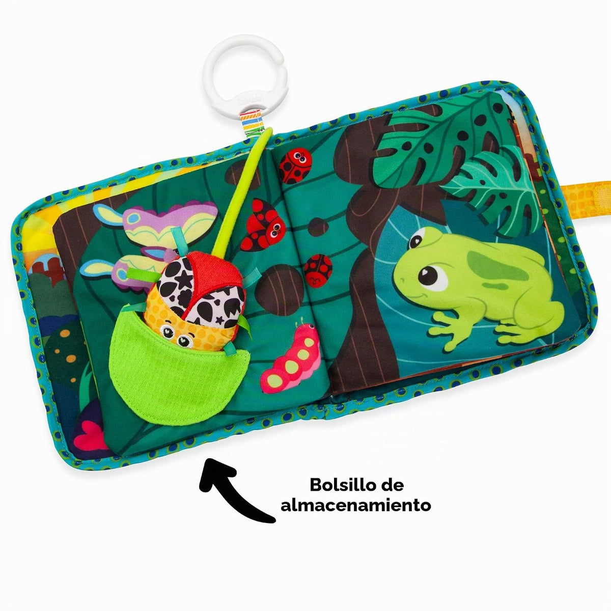Lamaze Libro suave para bebés Bitty Bug | Libro de bebé de alto con...