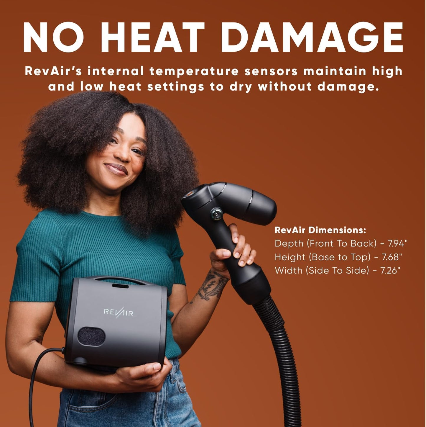 RevAir Secador de pelo Reverse-Air con bolsa de fin de semana y acc...
