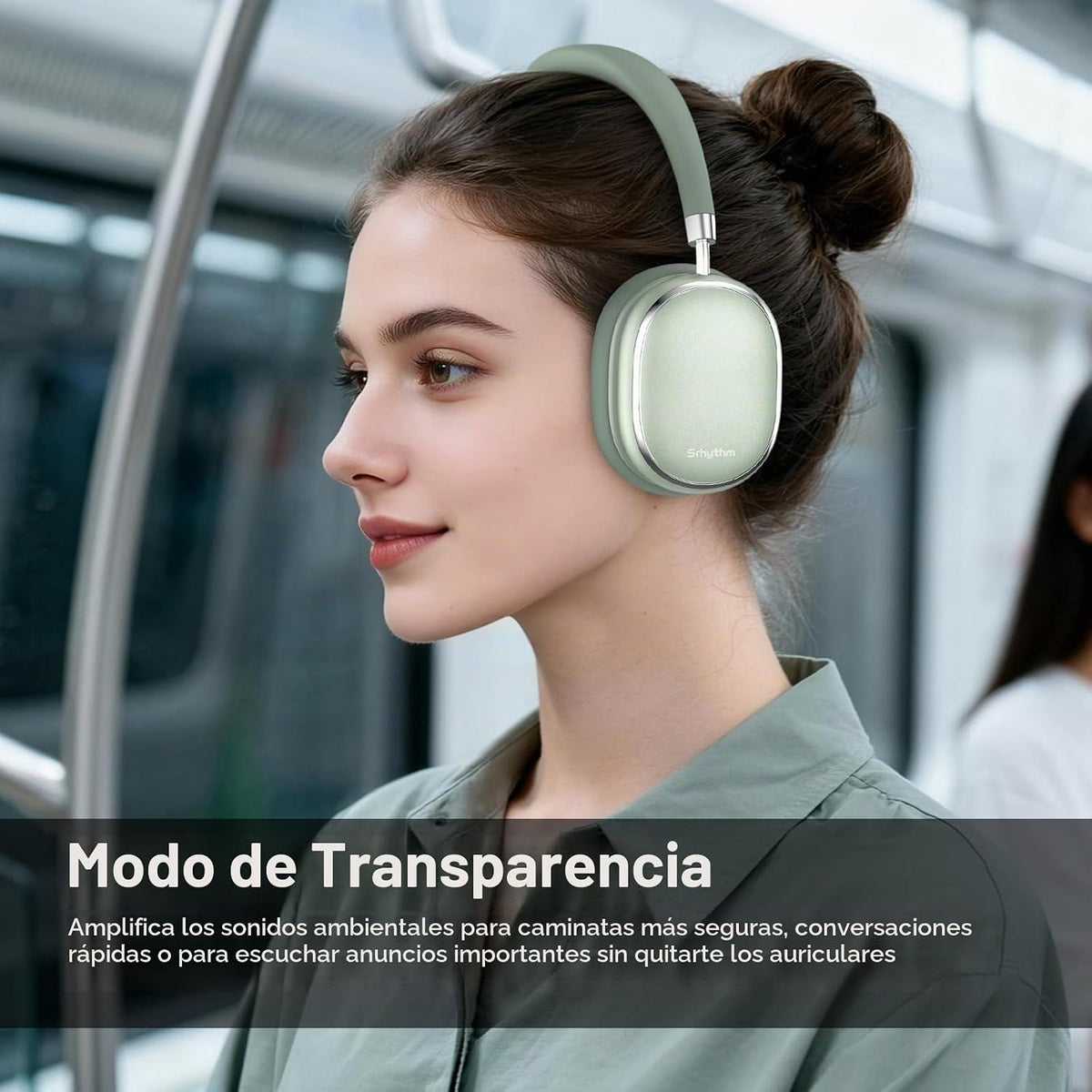 Srhythm NiceComfort 95 Auriculares híbridos con cancelación de ruid...
