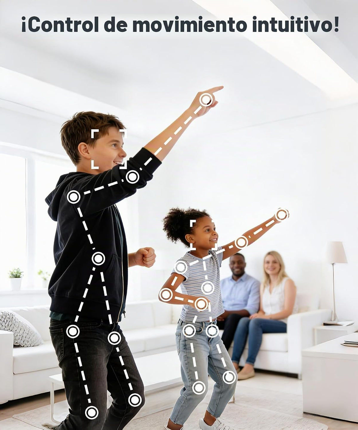 Consola de juegos AR Motion para niños, sistema de videojuegos Plug...