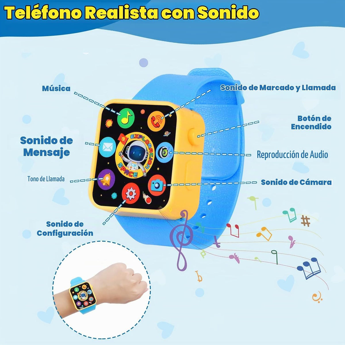 Learn2M Monedero de juego para niños pequeños de 3 a 6 años, mi pri...