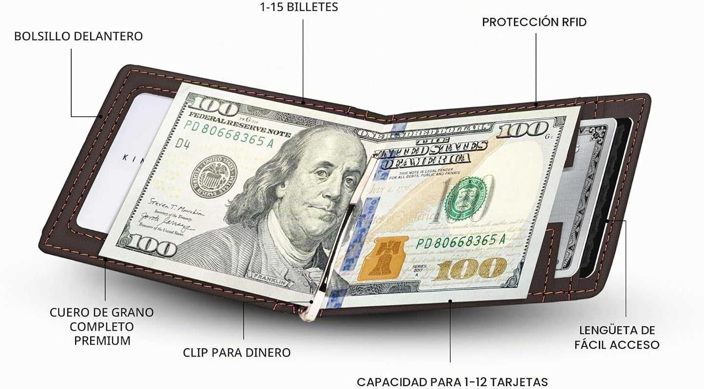 Kings Loot Billetera Inteligente y Rastreable Airtag para Hombres,...