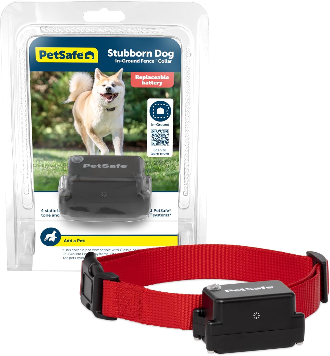 PetSafe Collar receptor de valla empotrada para perros obstinados -...