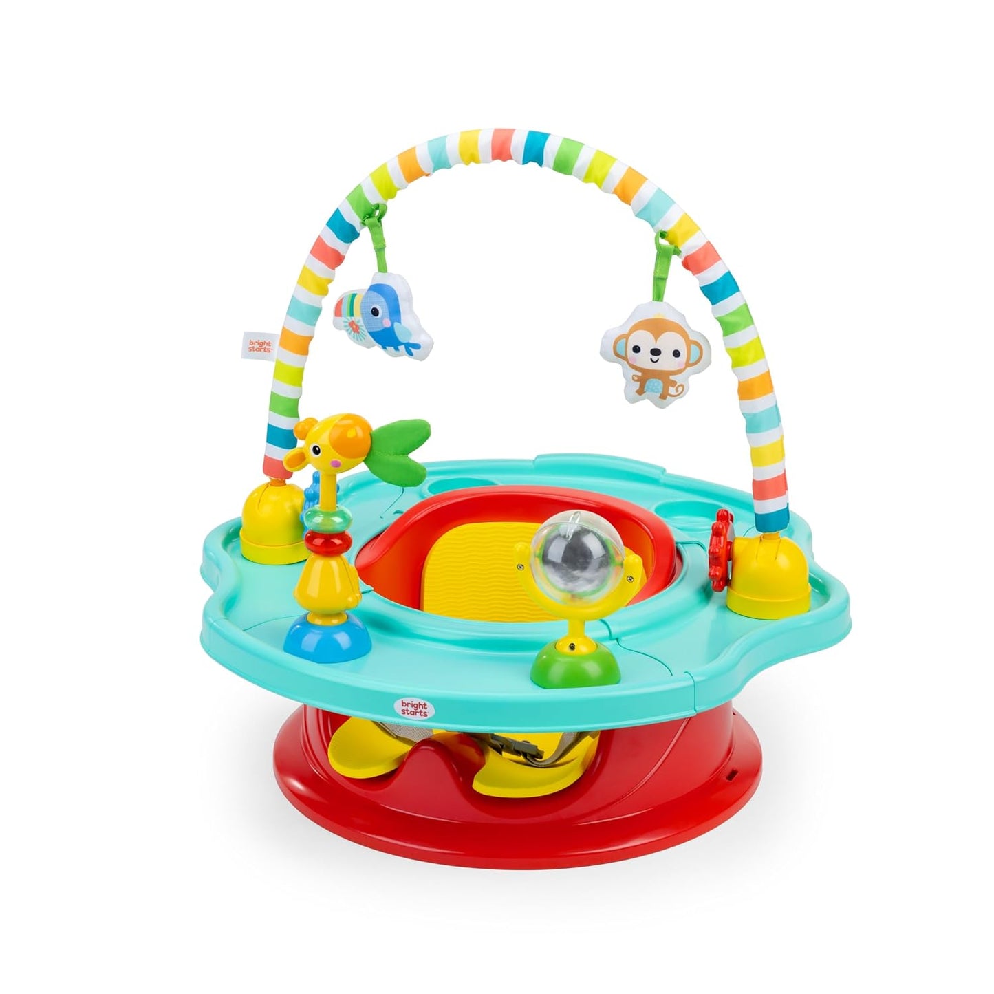 Bright Starts SuperSeat Playful Paradise 3 en 1, asiento de activid...