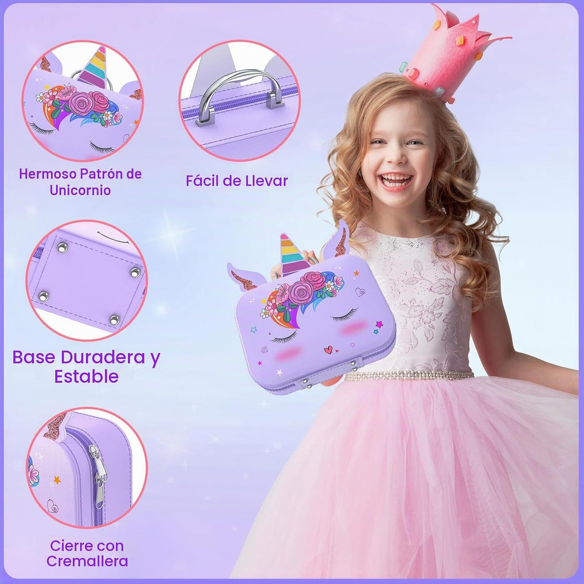 Set de Esmalte de Uñas para Niñas, Kit Todo en Uno de Arte de Uñas...
