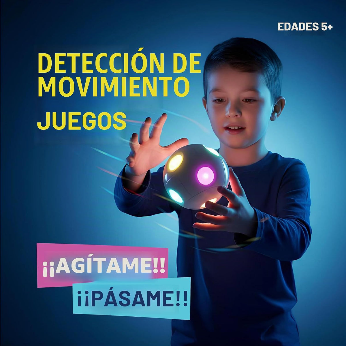 Croove Bola de acción de memoria y cerebro iluminada de mano, 6 jue...