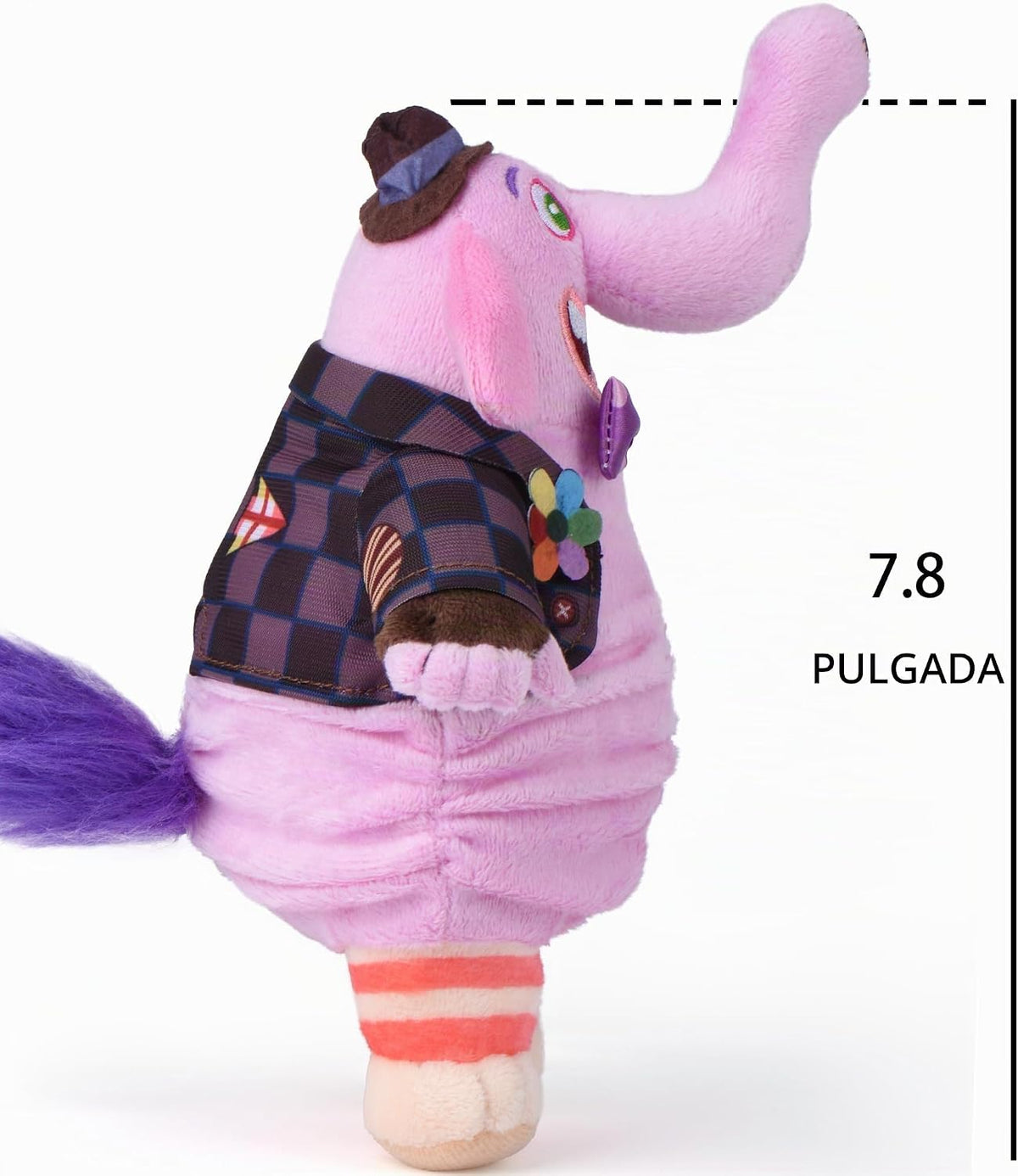 KRK Bing Bong Elefante rosa, peluche de 7.8 pulgadas