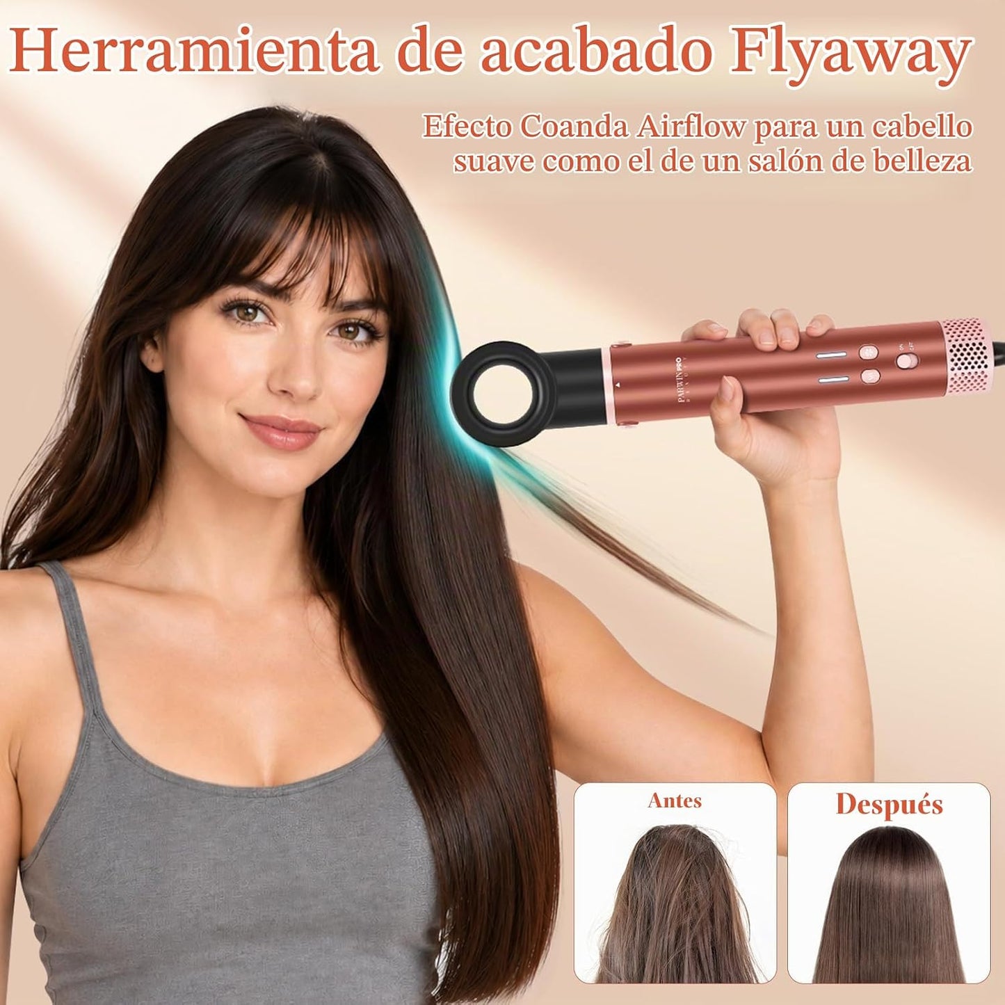 MaxAir 2.0 7 en 1 Juego de cepillos para secador de pelo de doble v...