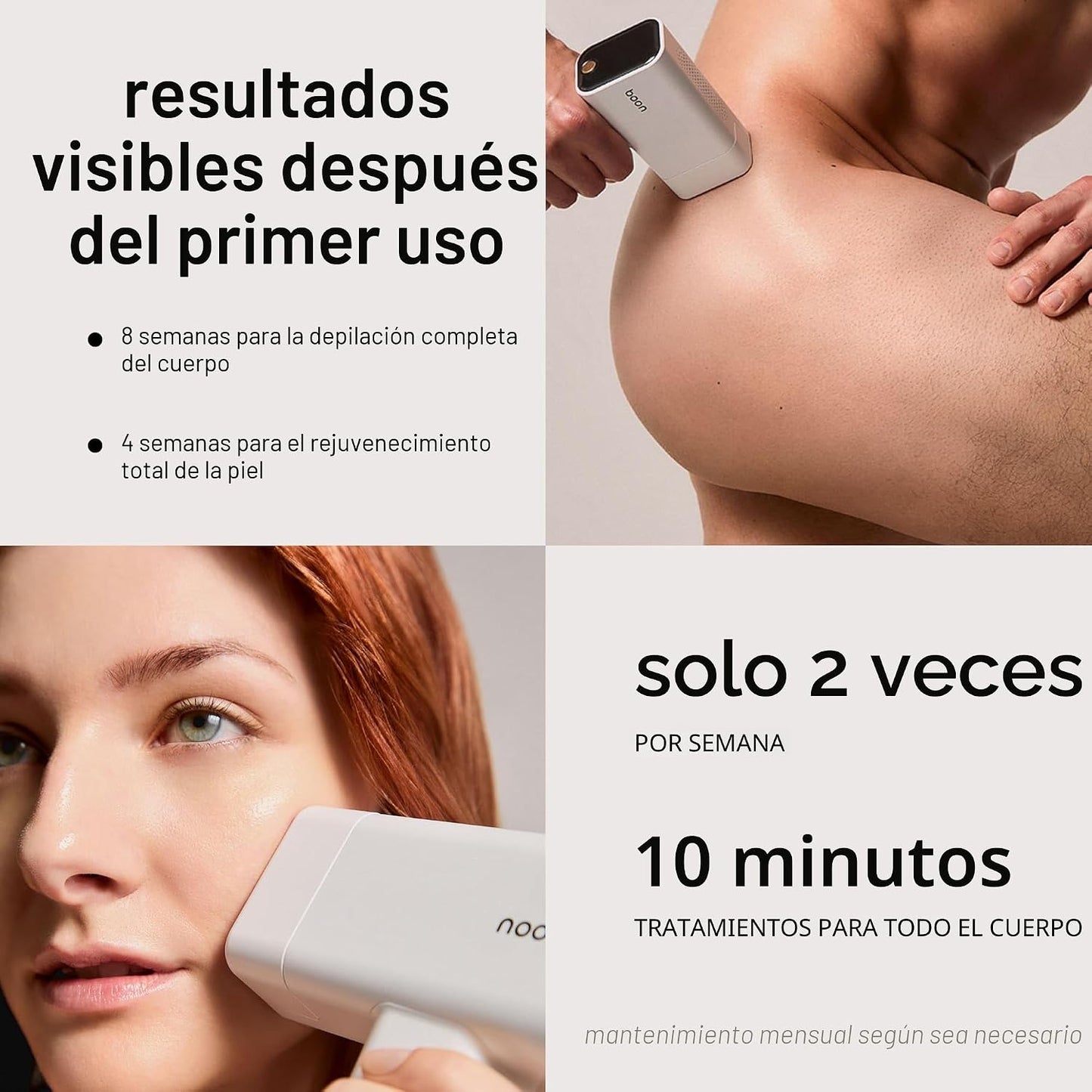 Kit Nood™ Flasher Pro | Dispositivo de depilación láser IPL con cui...