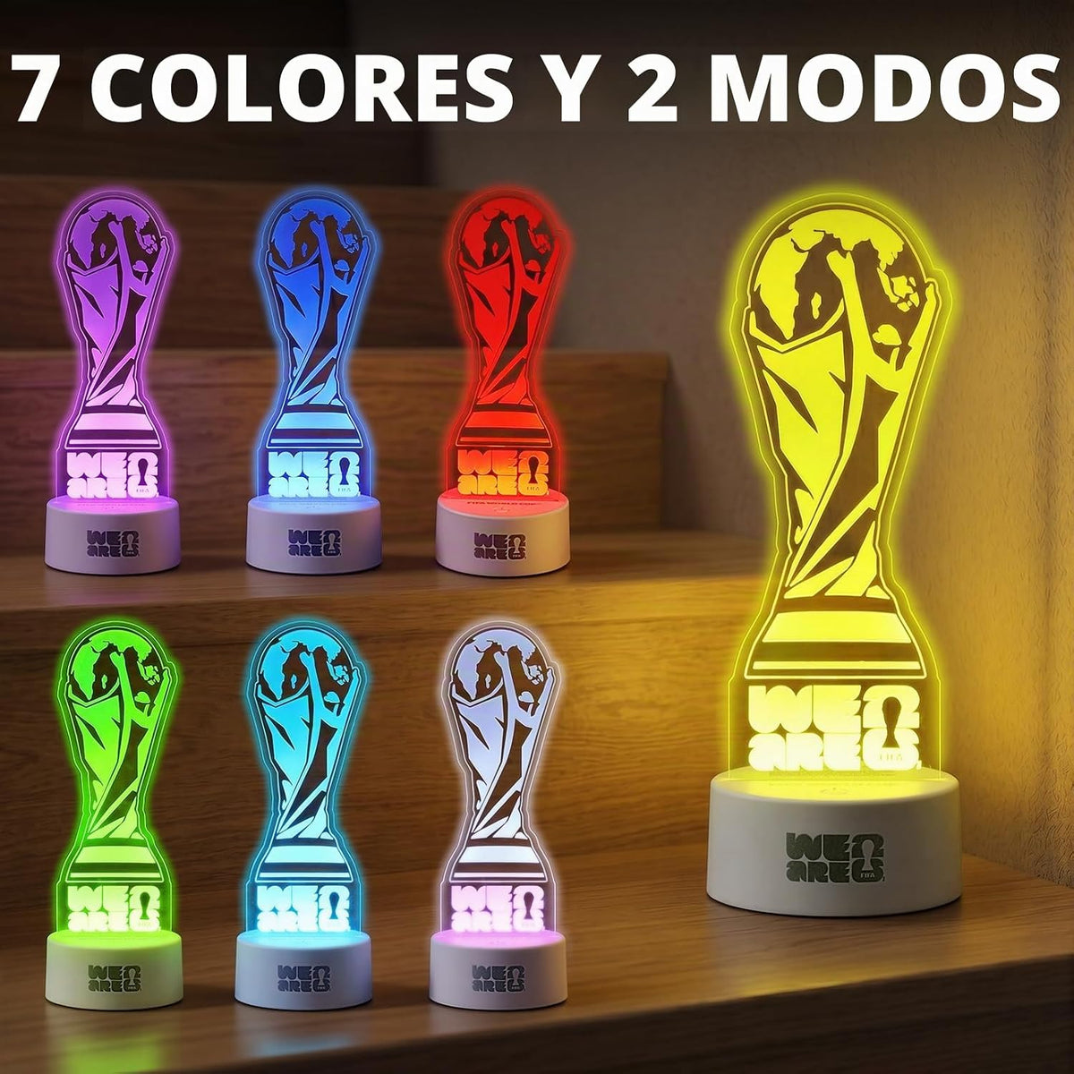 MESUCA - Lámpara LED de acrílico para decoración y recuerdo de la C...