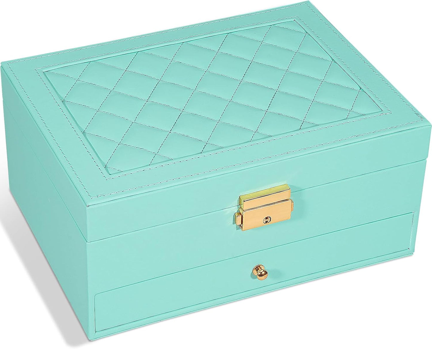 GUOER Joyero para mujeres, niñas y esposas, organizador de joyas gr...
