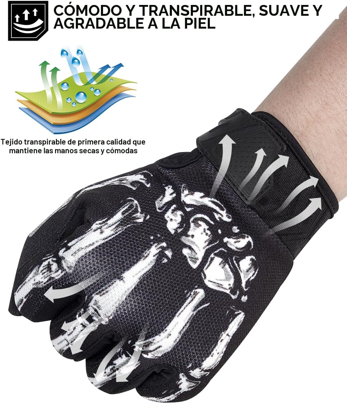 Guantes de motocicleta RIGWARL para hombres y mujeres con función t...