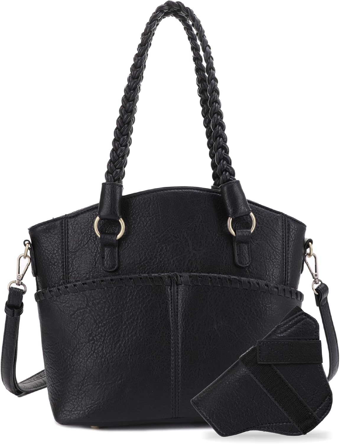 JESSIE &amp; JAMES Bella - Bolsas de mano ocultas para mujer con ce...