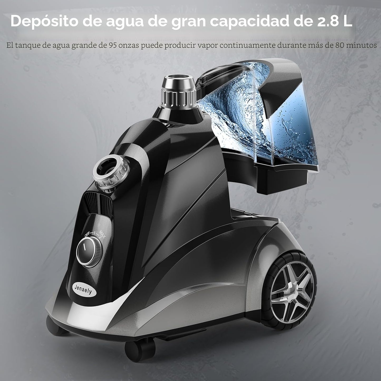 Vaporizador Jenaely para ropa, vaporizador de ropa de pie de 1500 W...