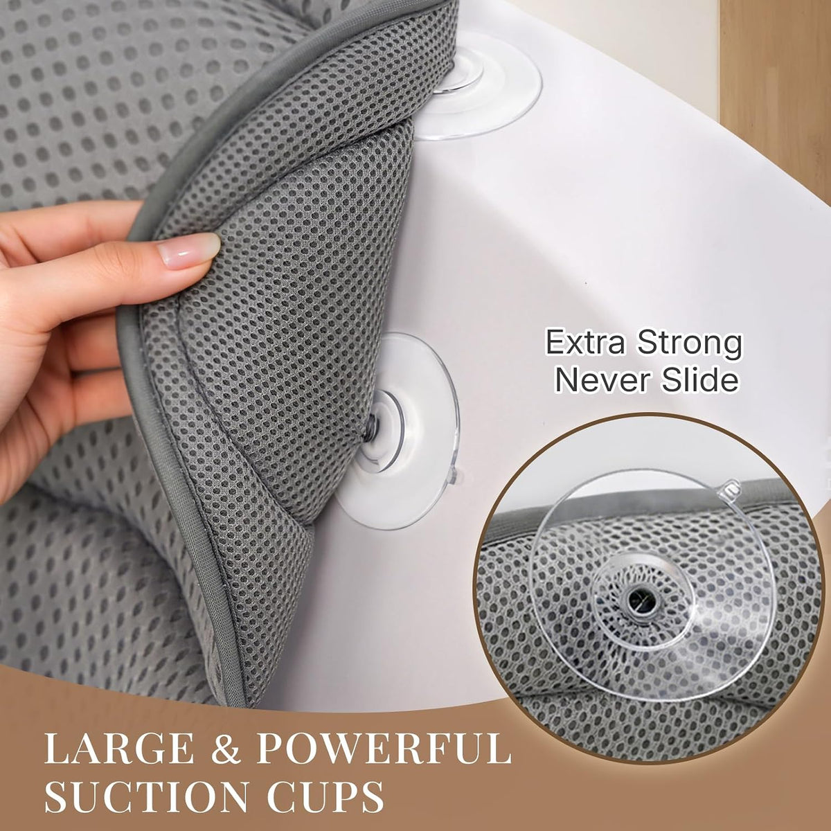 Almohadas de baño para bañera, almohada de bañera de lujo para sopo...