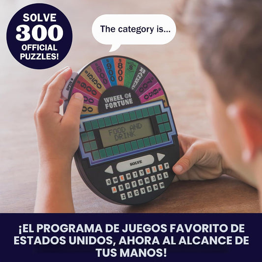Educational Insights Wheel of Fortune - Juego electrónico de mano,...