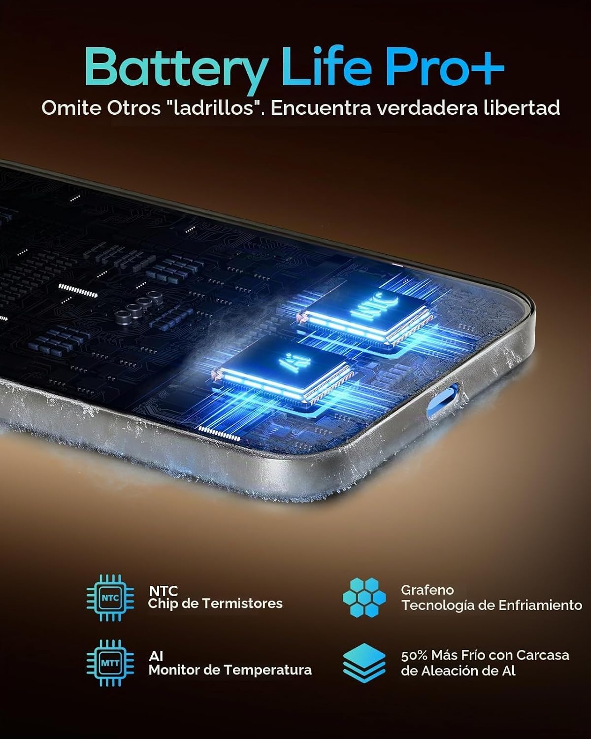 MOMAX Banco de energía inalámbrico magnético de 5000 mAh, cargador...