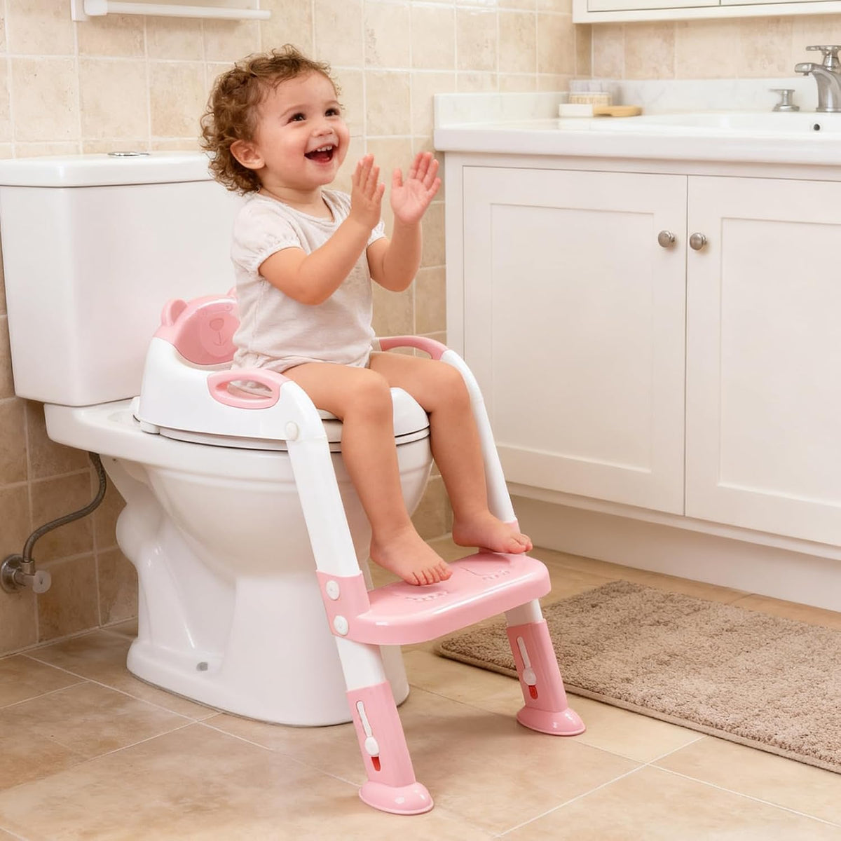 Inodoro de entrenamiento para ir al baño para niños pequeños, asien...