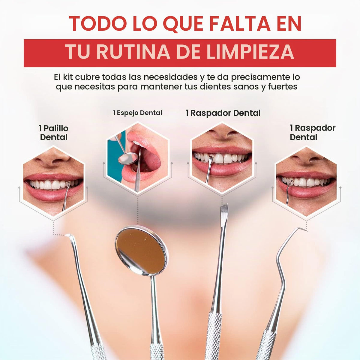 Dental Duty Herramientas dentales, púa dental para herramientas de...