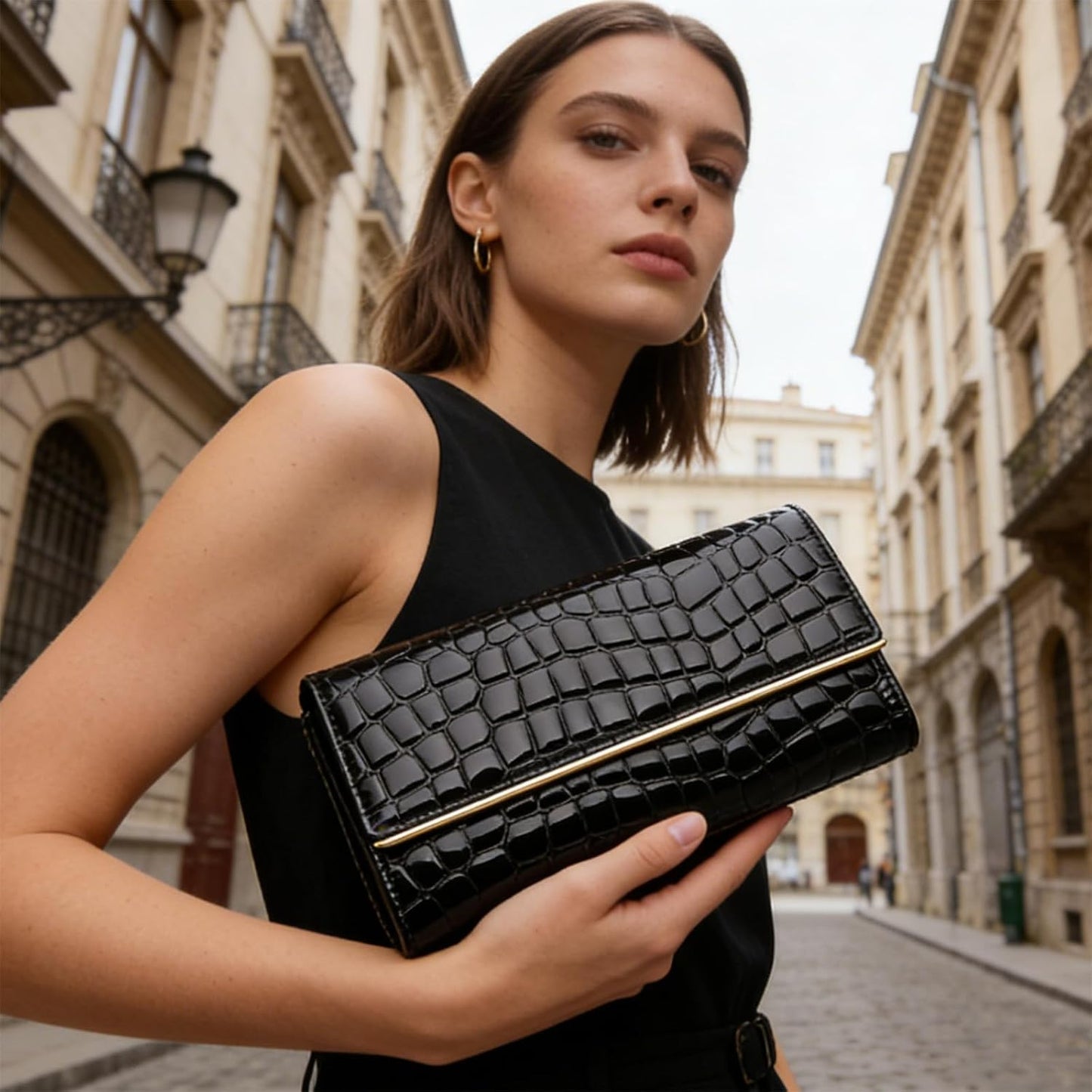 FEIMINA Billetera para mujer, de gran capacidad, con bloqueo RFID,...
