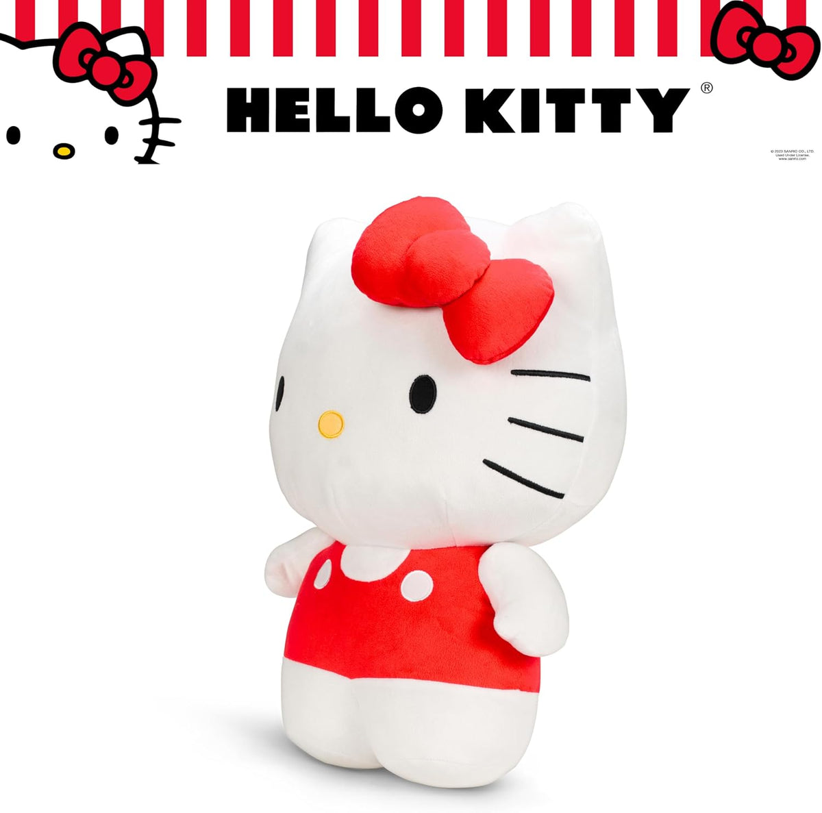 Franco Collectibles - Almohada de peluche de Hello Kitty, ropa de c...