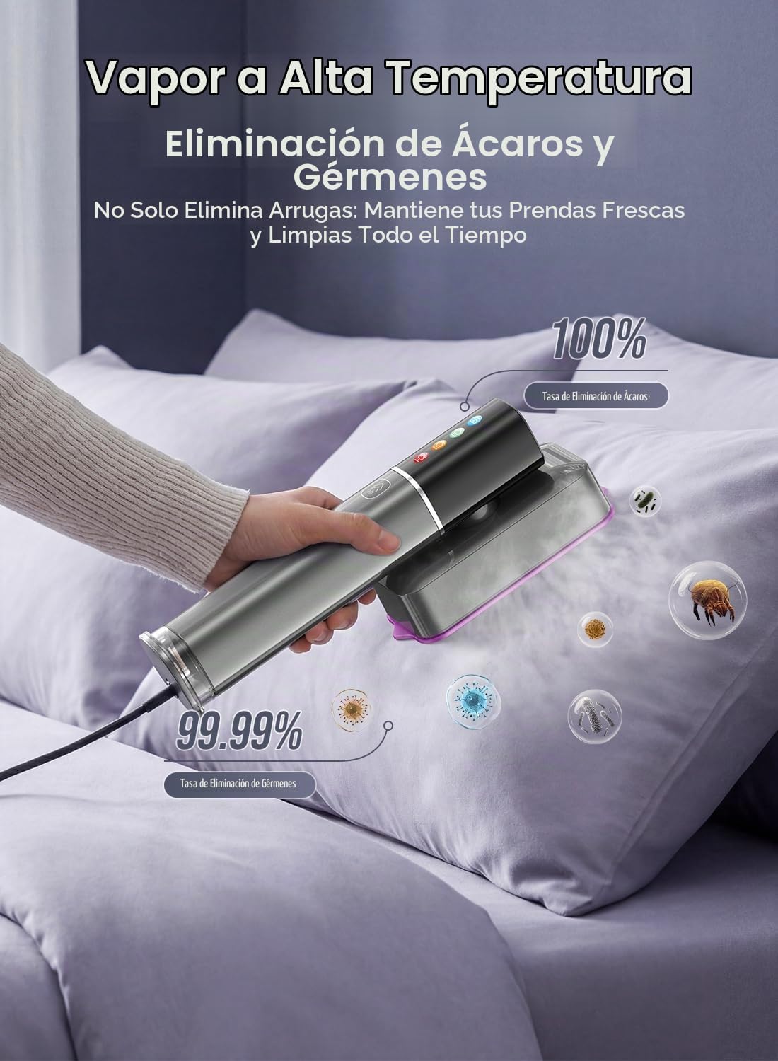Vaporizador para ropa, vaporizador de ropa de 1200 W, plancha de va...