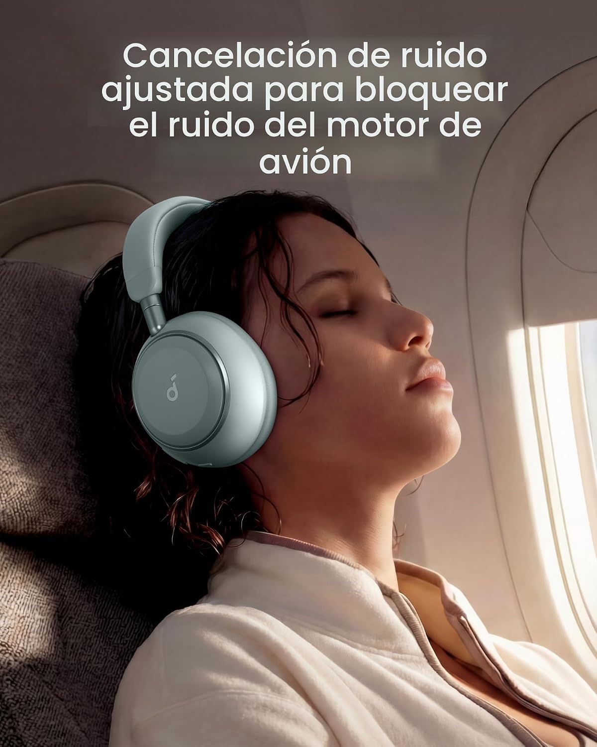 Soundcore Space 2 by Anker, auriculares con cancelación activa de r...