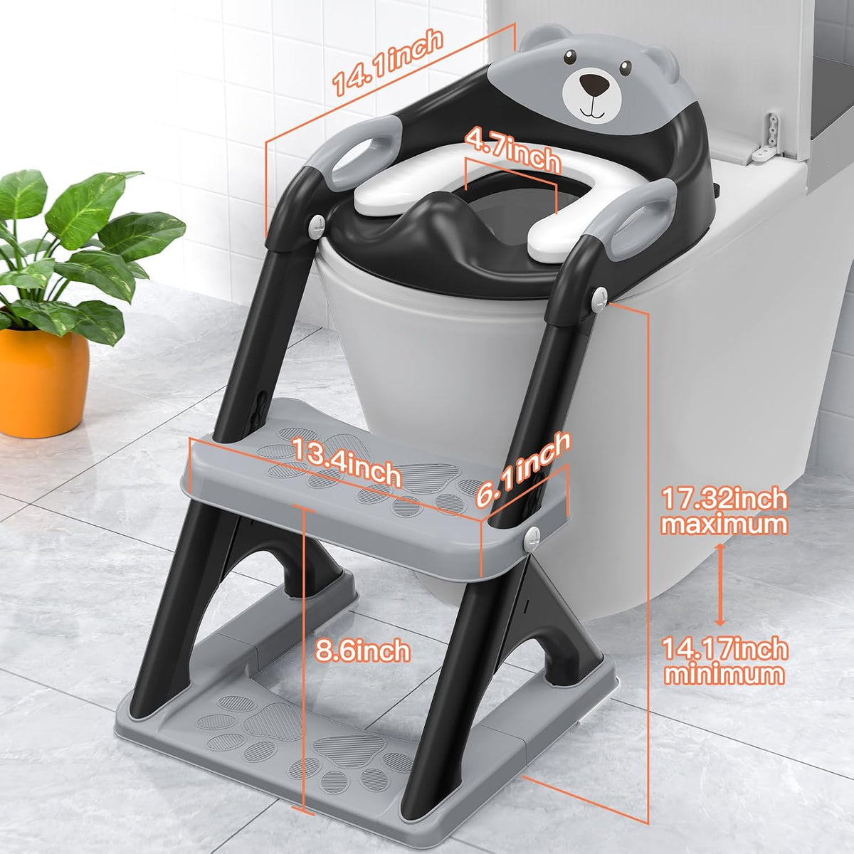 Inodoro de entrenamiento para ir al baño para niños pequeños, asien...